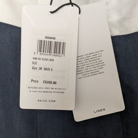 Reiss Two-Tone Halter Midi Dress - Picture 7 of 7